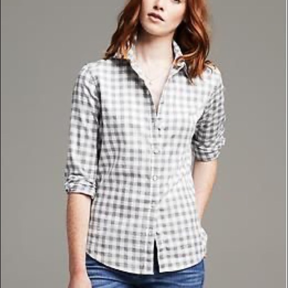 Plaid Button Down - image 1